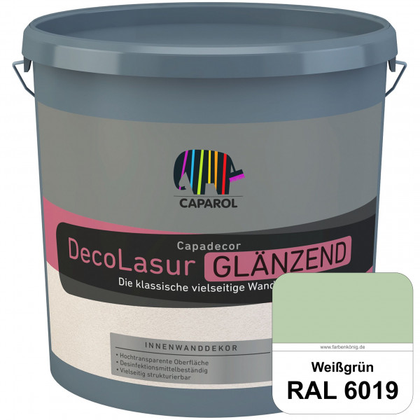 Capadecor DecoLasur Glänzend (RAL 6019 Weißgrün) Glänzende Lasurfarbe auf Dispersionsbasis (innen)