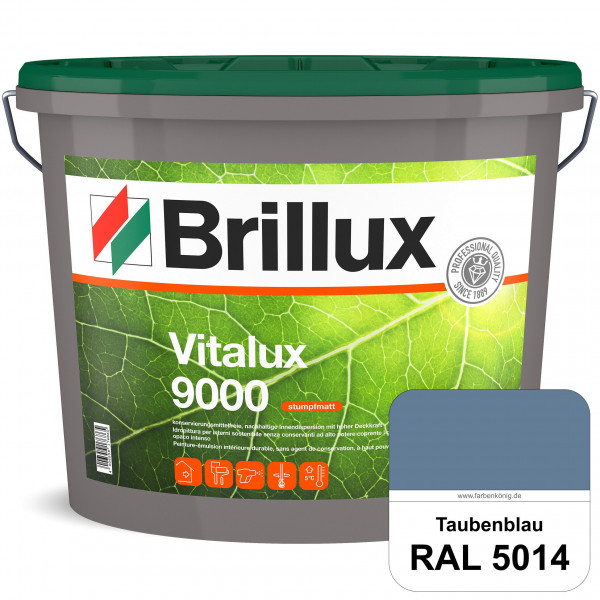Vitalux 9000 (RAL 5014 Taubenblau) konservierungsmittelfreie Innendispersion für Kinder- & Schlafzim