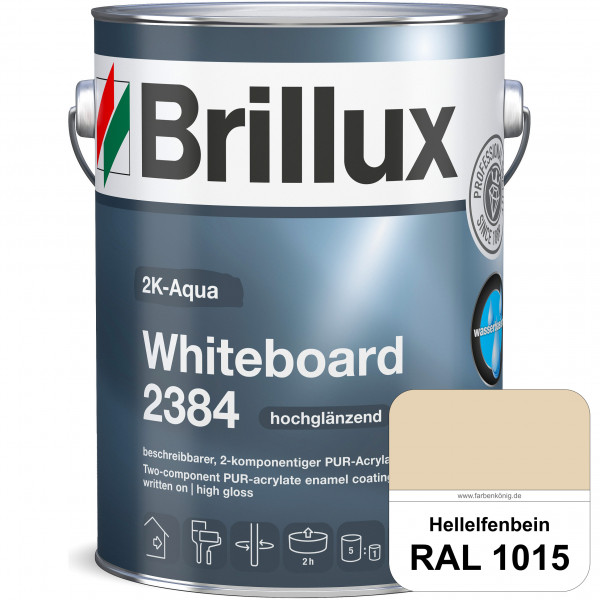 2K-Aqua Whiteboard 2384 (RAL 1015 Hellelfenbein) Zur Erstellung von Whiteboardflächen für die Beschr