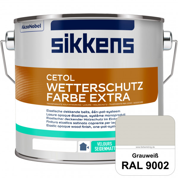 Cetol Wetterschutzfarbe Extra (RAL 9002 Grauweiß)