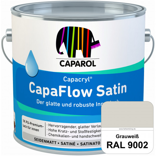Caparol Capacryl CapaFlow Satin (RAL 9002 Grauweiß)