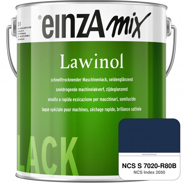 einzA Lawinol seidenglänzend (NCS S 7020-R80B)