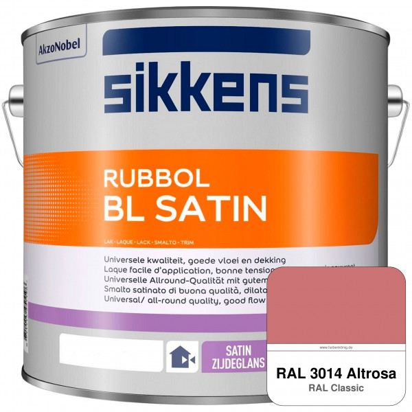 Rubbol BL Satin (RAL 3014 Altrosa) hochelastischer & seidenglänzender Lack (wasserbasiert) innen & a