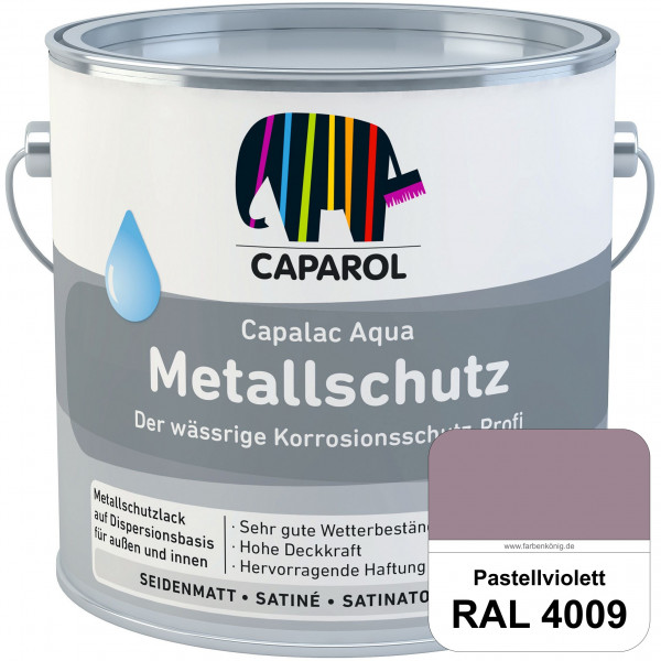 Capalac Aqua Metallschutz (RAL 4009 Pastellviolett) wasserbasierter Korrosionsschutz für Stahl & ver