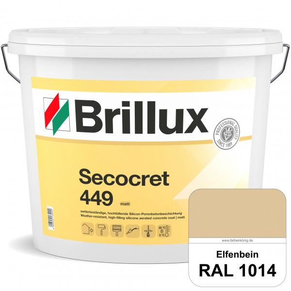 Secocret 449 - ehemals Silicon-Porenbetonbeschichtung 449 (RAL 1014 Elfenbein)