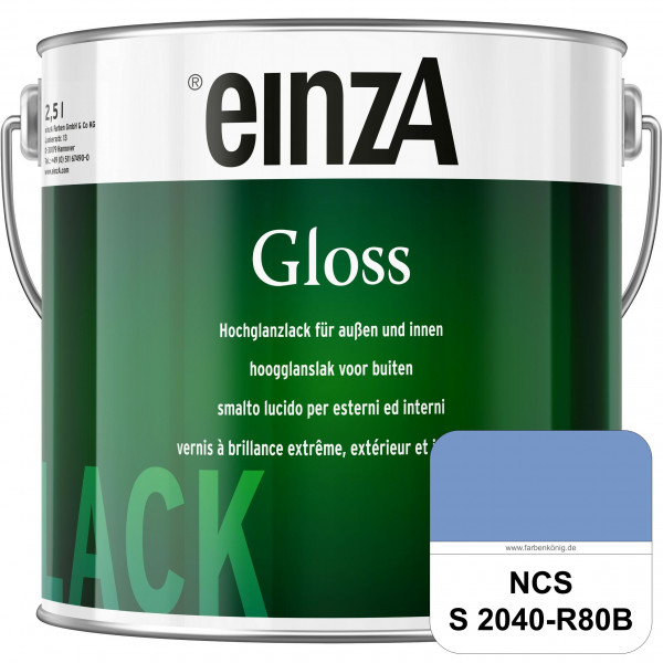 einzA Gloss (NCS S 2040-R80B) Hochwertiger Alkydharzlack in Premium-Qualität, hochglänzend.