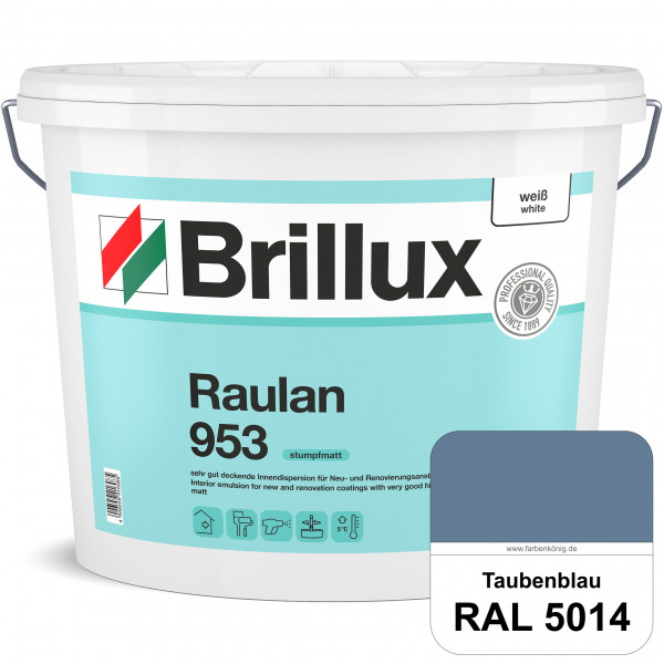 Raulan ELF 953 (RAL 5014 Taubenblau) sehr gut deckende Innendispersion für Raufaser und Neu- & Renov