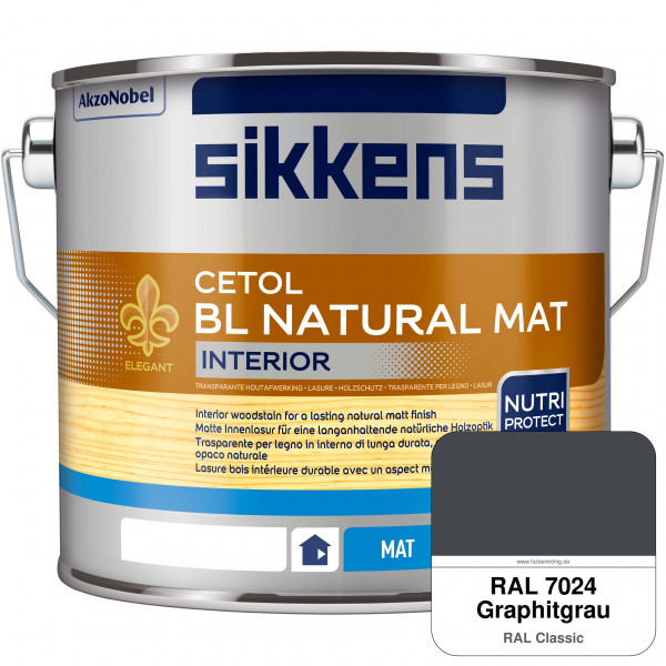 Cetol BL Natural Mat Interior (RAL 7024 Graphitgrau)