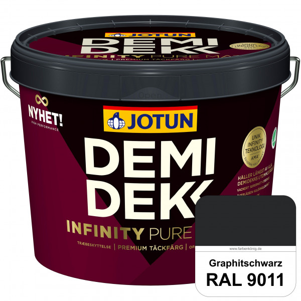 DEMIDEKK Infinity Pure Mat (RAL 9011 Graphitschwarz) - ersetzt Demidekk Ultimate Helmatt