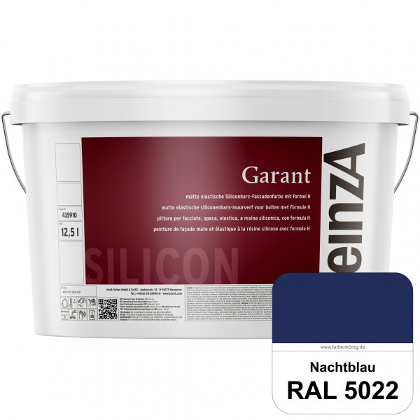 einzA Garant (RAL 5022 Nachtblau) elastische Siliconharz-Fassadenfarbe