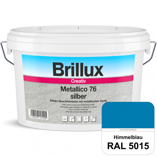 Creativ Metallico 76 (RAL 5015 Himmelblau) Effektspachtelmasse für Oberflächen mit metallischer Opti