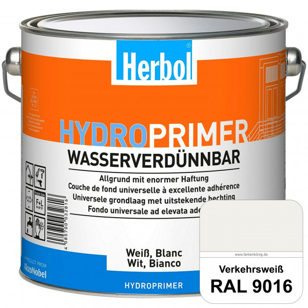Hydroprimer (RAL 9016 Verkehrsweiß) wasserverdünnbare Allgrund (Innen&Außen)