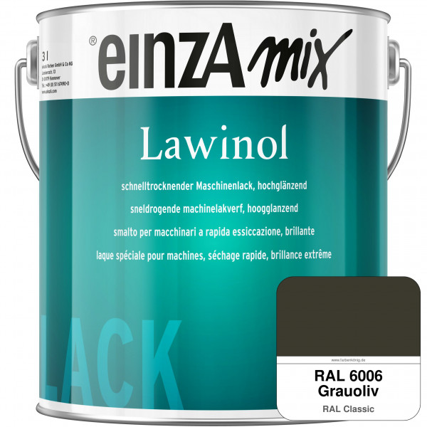 einzA Lawinol hochglänzend (RAL 6006 Grauoliv)