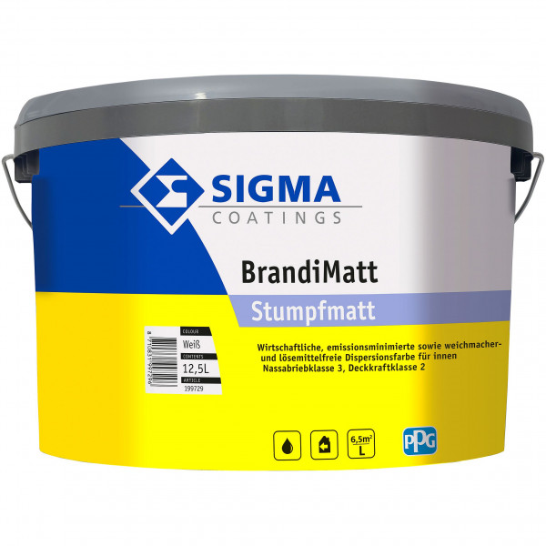 Sigma Brandimatt (B-Ware) - 2,5 Liter (Weiß)