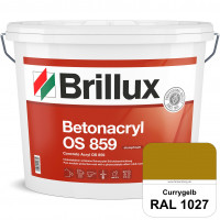 Betonacryl OS 859 (RAL 1027 Currygelb) Wetterbeständige Schutzbeschichtung für Betonflächen (Außen)
