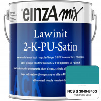 einzA Lawinit 2-K-PU Satin Stammlack (NCS S 3040-B40G)