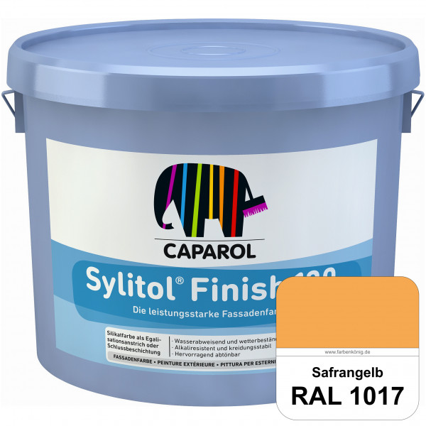 Sylitol® Finish 130 (RAL 1017 Safrangelb) wetterbeständige Fassadenbeschichtungen auf Silikatbasis