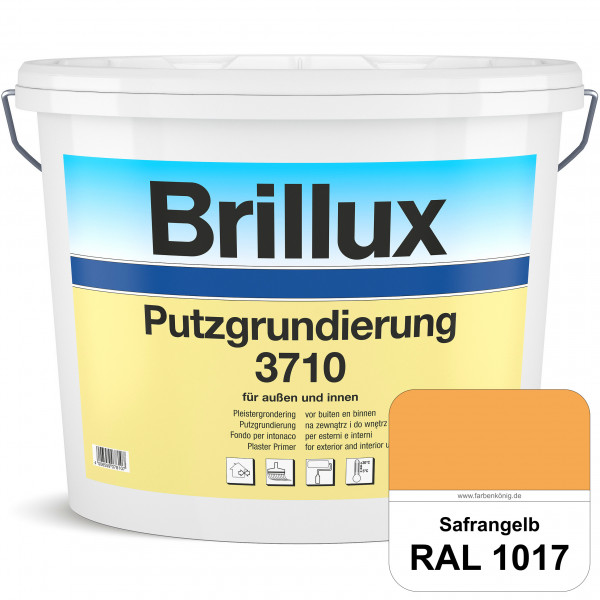 Putzgrundierung 3710 (RAL 1017 Safrangelb) Wetterbeständige & quarzhaltige Grundierfarbe auf Dispers
