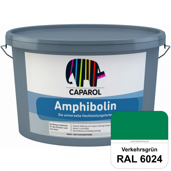 Amphibolin (RAL 6024 Verkehrsgrün) Universalfarbe auf Reinacrylbasis innen & außen