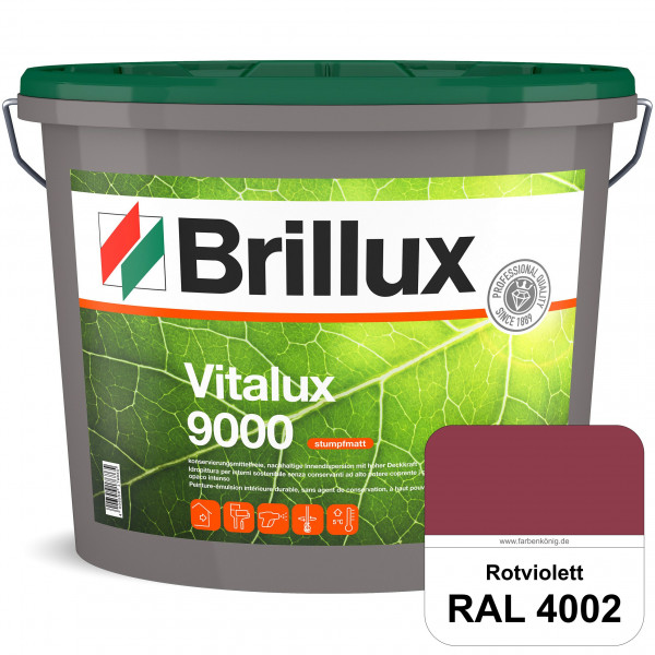 Vitalux 9000 (RAL 4002 Rotviolett) konservierungsmittelfreie Innendispersion für Kinder- & Schlafzim