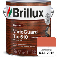 Lignodur VarioGuard Tix 510 (Gel-Lasur 510) RAL 2012 Lachsorange