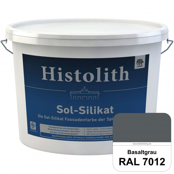 Histolith Sol-Silikat (RAL 7012 Basaltgrau) Die Sol-Silikatfarbe der Spitzenklasse