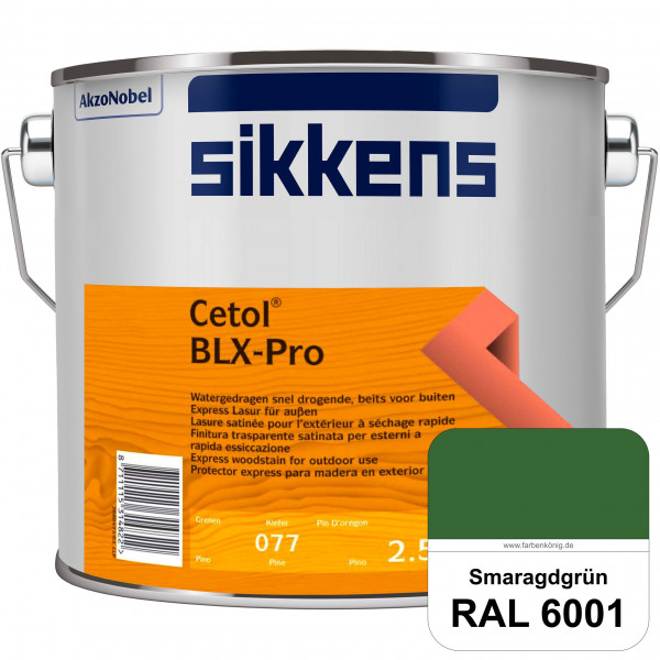 Cetol BLX-Pro (RAL 6001 Smaragdgrün) Express Lasur für die Beschichtung von Holzoberflächen (außen)