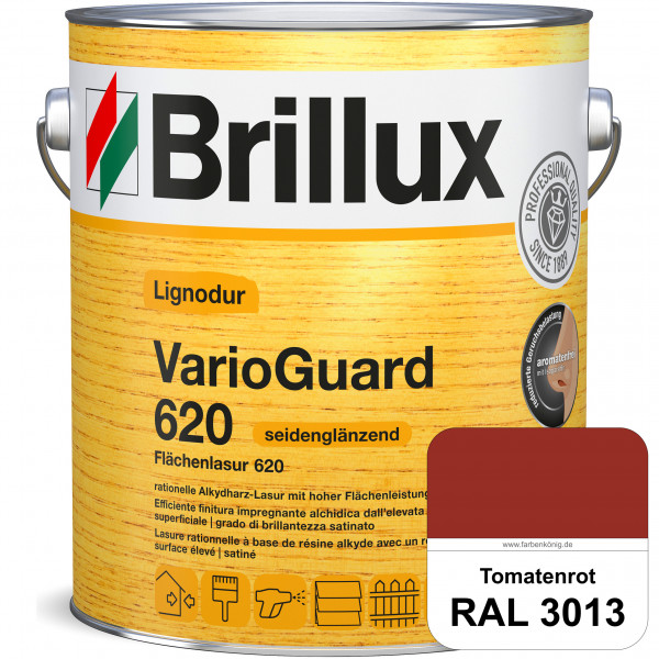 Lignodur VarioGuard 620 (Flächenlasur 620) RAL 3013 Tomatenrot