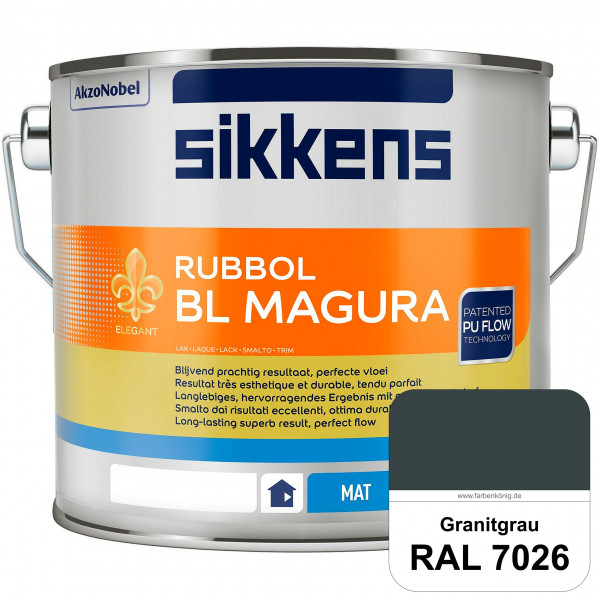Rubbol BL Magura (RAL 7026 Granitgrau) matter PU-Lack (wasserbasiert) innen & außen