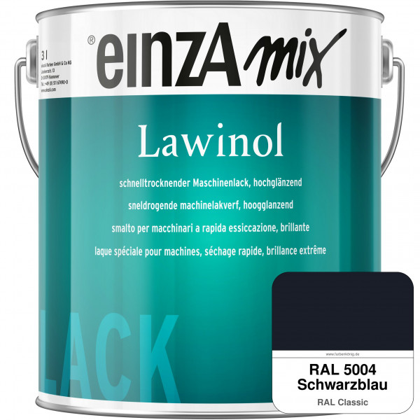 einzA Lawinol hochglänzend (RAL 5004 Schwarzblau)