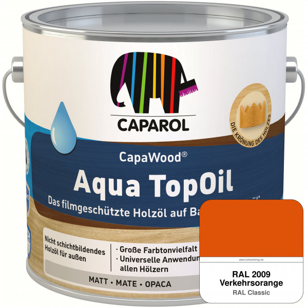 CapaWood® AquaTopOil (RAL 2009 Verkehrsorange)