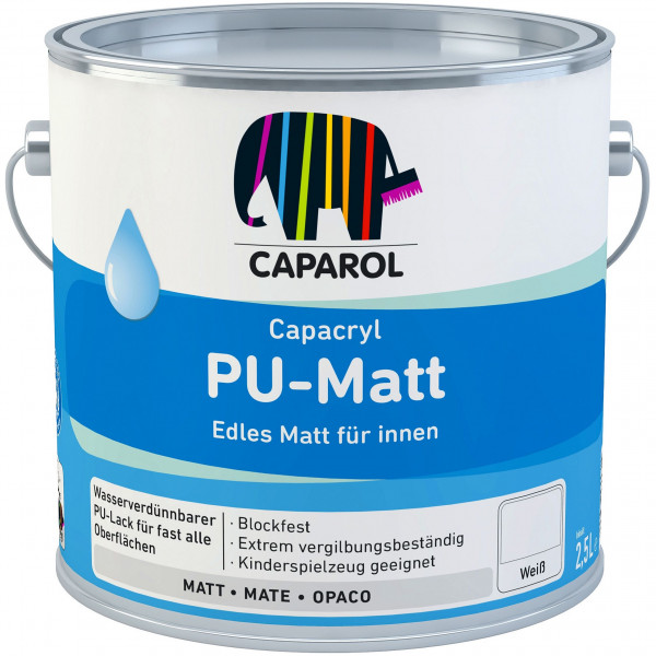 Capacryl PU-Matt (B-Ware) - 2,5 Liter (Weiß)
