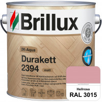 2K-Aqua Durakett 2394 (RAL 3015 Hellrosa) Wasserbasierter 2K-Versiegelung für Parkettfußböden, Diele