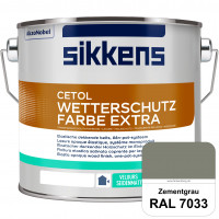 Cetol Wetterschutzfarbe Extra (RAL 7033 Zementgrau) Cetol Wetterschutzfarbe Extra (RAL 7033 Zementgrau)
