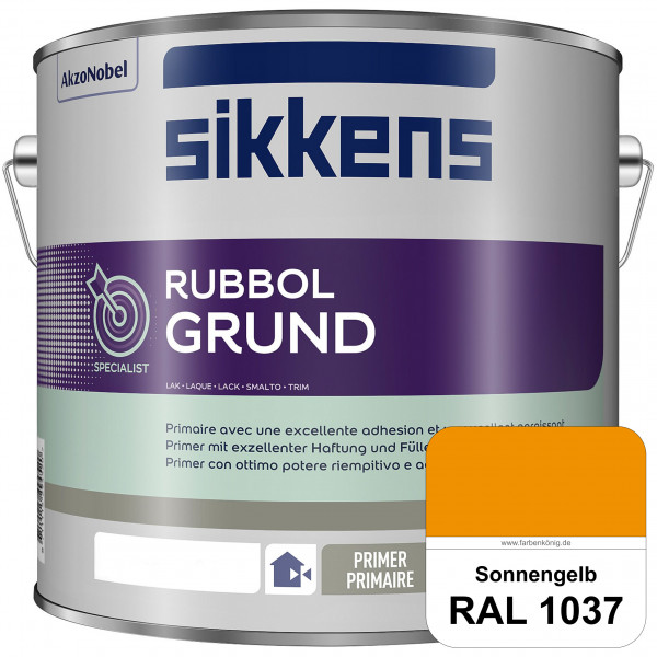 Rubbol Grund (RAL 1037 Sonnengelb) Seidenmatte Grund- und Zwischenbeschichtung auf Kunstharzbasis (i