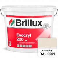 Evocryl 200 (RAL 9001 Cremeweiß) Verschmutzungsunempfindliche 100% Reinacrylat Fassadenfarbe