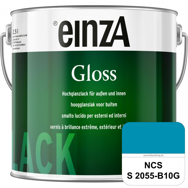 einzA Gloss (NCS S 2055-B10G) Hochwertiger Alkydharzlack in Premium-Qualität, hochglänzend.