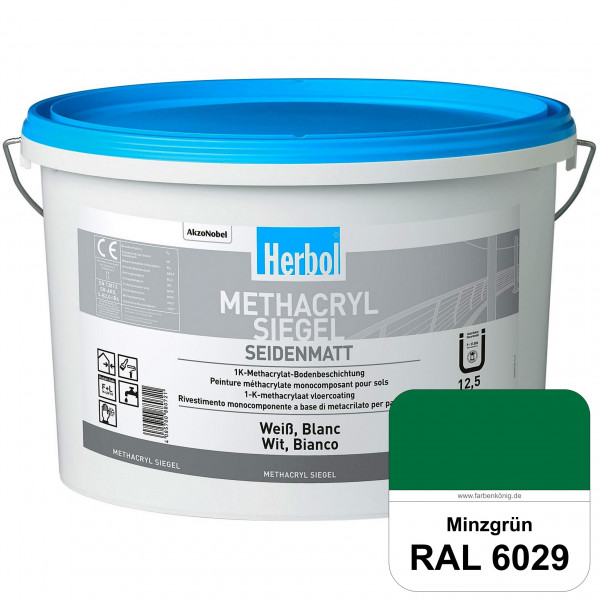 Methacryl Siegel (RAL 6029 Minzgrün) seidenmatte 1K-Beschichtung Böden (Innen & Außen)