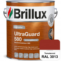 Lignodur UltraGuard 580 (Dauerschutzlasur 580) RAL 3013 Tomatenrot