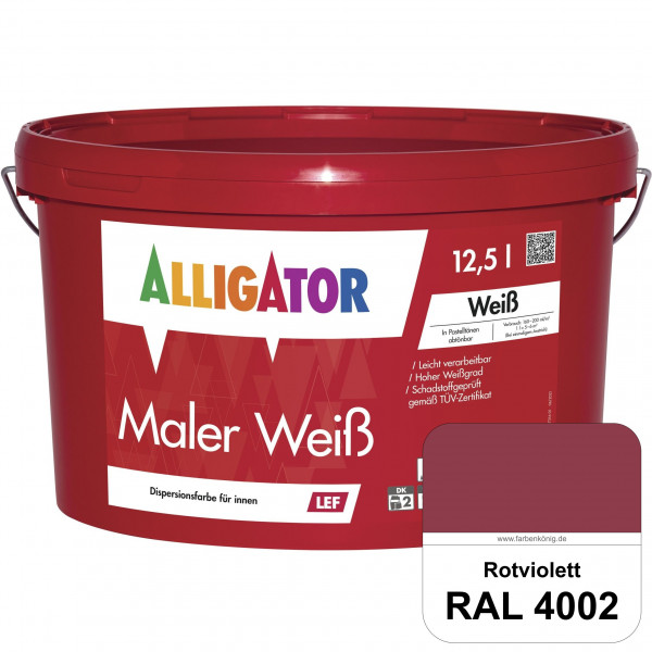 Maler Weiß LEF (RAL 4002 Rotviolett)