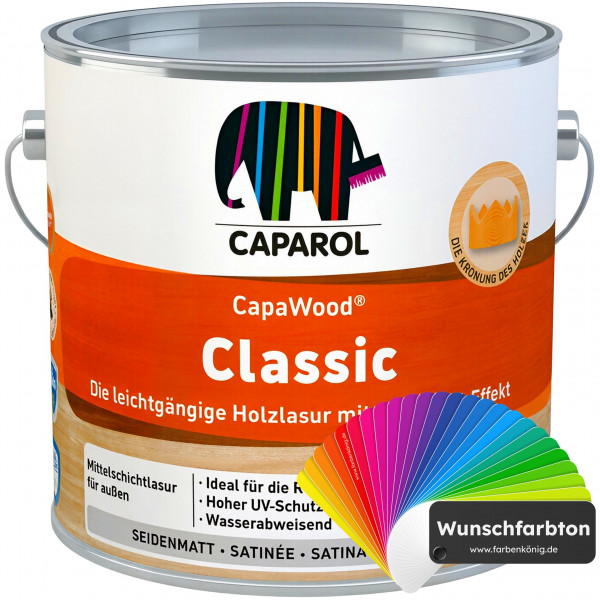 CapaWood Classic (Wunschfarbton) - ersetzt Capadur ClassicLasur