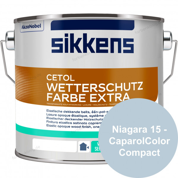 Cetol Wetterschutzfarbe Extra (B-Ware) - 2,5 Liter (Niagara 15 - CaparolColor Compact)