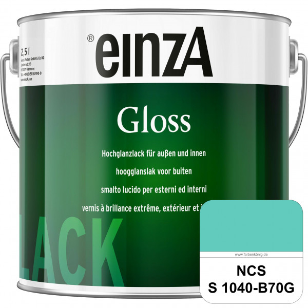 einzA Gloss (NCS S 1040-B70G) Hochwertiger Alkydharzlack in Premium-Qualität, hochglänzend.