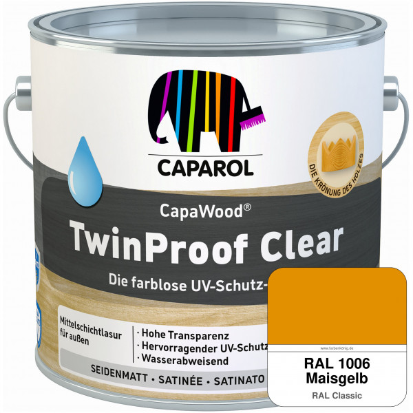CapaWood® TwinProof Clear (RAL 1006 Maisgelb) - ersetzt Capadur TwinProof