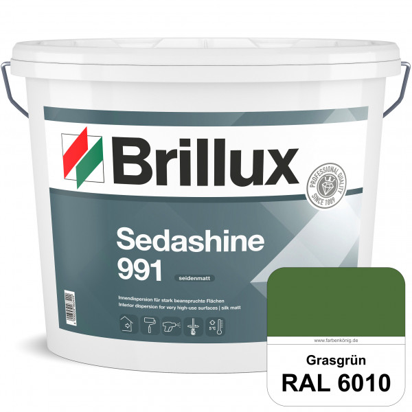 Sedashine 991 (RAL 6010 Grasgrün) Seidenmatte Innendispersion für hoch strapazierfähige & gut reinig