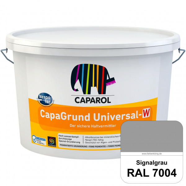 CapaGrund Universal-W (RAL 7004 Signalgrau) hoch wasserdampfdurchlässige Spezial-Grundierung (innen
