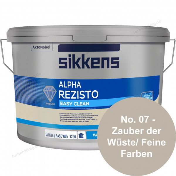 Alpha Rezisto Easy Clean (B-Ware) - 2,5 Liter (No. 07 - Zauber der Wüste - Feine Farben)