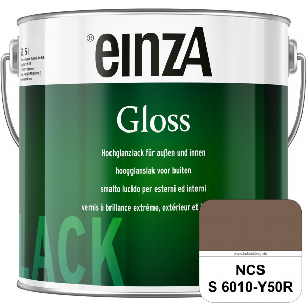 einzA Gloss (NCS S 6010-Y50R) Hochwertiger Alkydharzlack in Premium-Qualität, hochglänzend.