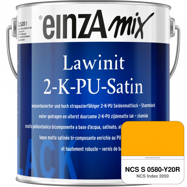 einzA Lawinit 2-K-PU Satin Stammlack (NCS S 0580-Y20R)