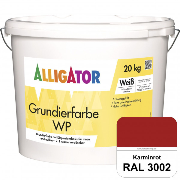 Grundierfarbe WP (RAL 3002 Karminrot)